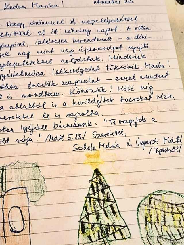 Vendégkönyv Favilla Mátrafüred